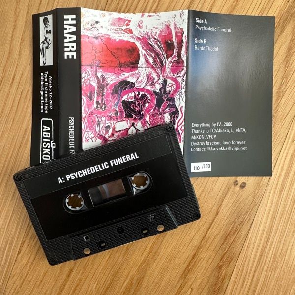 HAARE Psychedelic Funeral (Abisko - Sweden original) (NM) TAPE