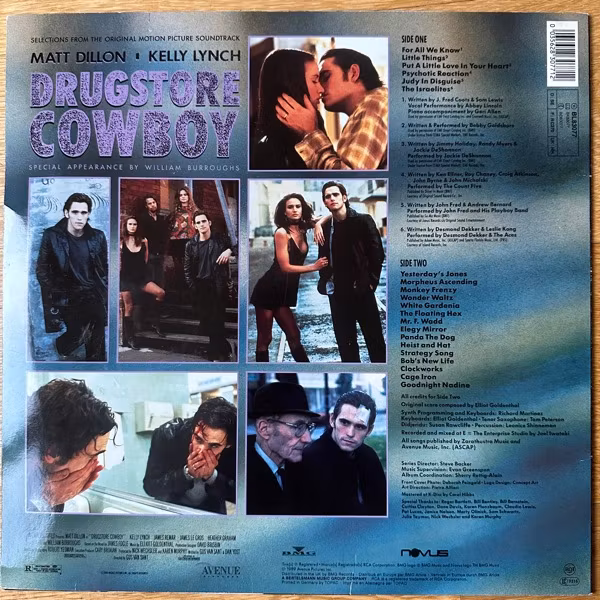 SOUNDTRACK Drugstore Cowboy (Novus - Europe original) (VG+/VG) LP