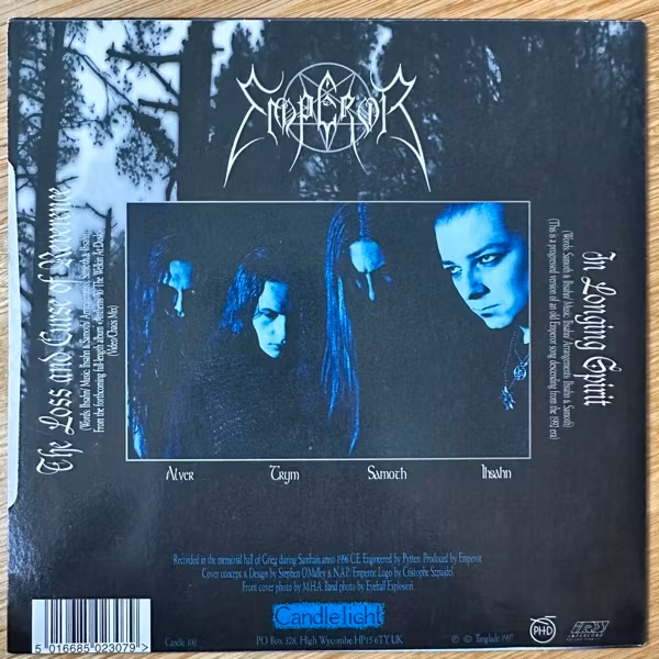 EMPEROR Reverence (Candlelight - UK original) (EX) 7"