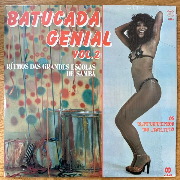 OS BATUQUEIROS DO ASFALTO Batucada Genial Vol. 2 (Ôba – Brazil original) (EX) LP