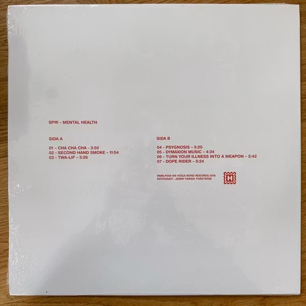 SPR! Mental Health (White vinyl) (Höga Nord - Sweden original) (SS) LP