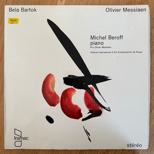 OLIVIER MESSIAEN / BELA BARTOK Vingt Regards Sur L'Enfant Jésus (3 Extraits) / Sonate Pour Piano, Suite En Plein Air (2 Extraits) (Iramac - France original) (VG+) LP