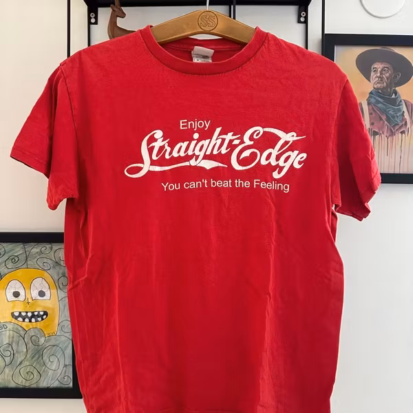 STRAIGHT EDGE You Can't Beat the Feeling (M) (USED) T-SHIRT