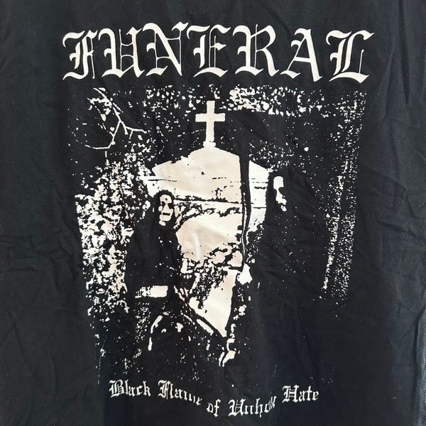 FUNERAL Black Flame of Unholy Hate (M) (USED) T-SHIRT