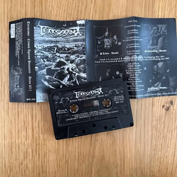 TERRORAMA Crimes Against Humanity (Blazing Obscurity - Costa Rica original) (EX) TAPE