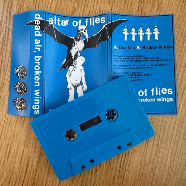 ALTAR OF FLIES Dead Air, Broken Wings (Hästen & Korset - Sweden 2nd edition) (NM) TAPE
