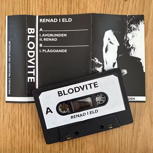 BLODVITE Renad I Eld (No label - Sweden reissue) (NM) TAPE