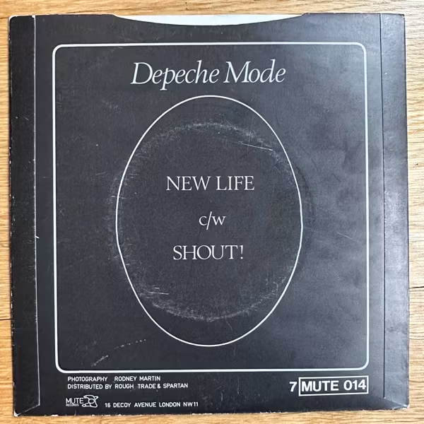DEPECHE MODE New Life (Mute - UK original) (VG+) 7"