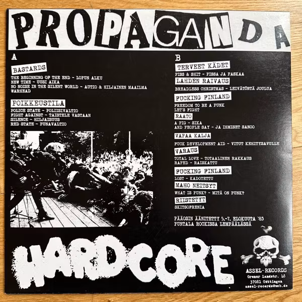 VARIOUS Propaganda Live (Assel - Germany reissue) (EX) LP