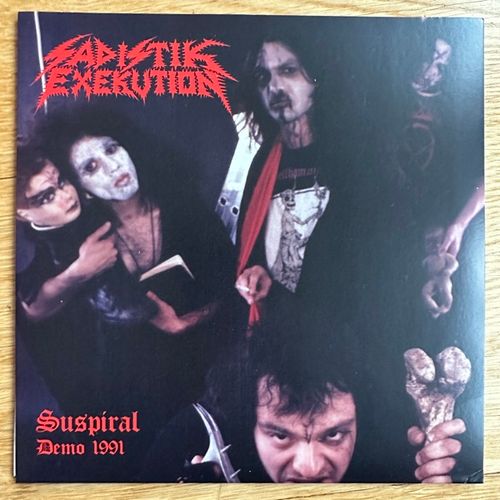 SADISTIK EXEKUTION / DOOMED AND DISGUSTING Suspiral Demo 1991 / Murder In The Dark (Nuclear War Now! - USA original) (EX/VG+) 7"