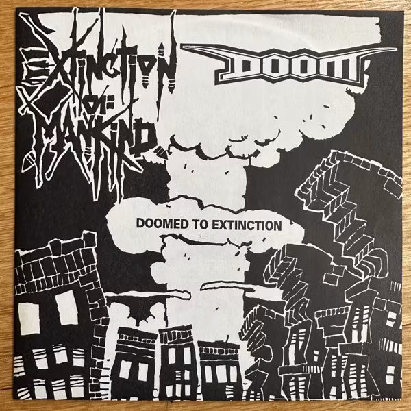EXTINCTION OF MANKIND / DOOM Doomed To Extinction (Ecocentric - Germany original) (EX) 7"