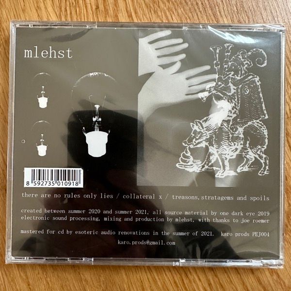 MLEHST There Are No Rules Only Lies (Karo - Sweden original) (SS) CD