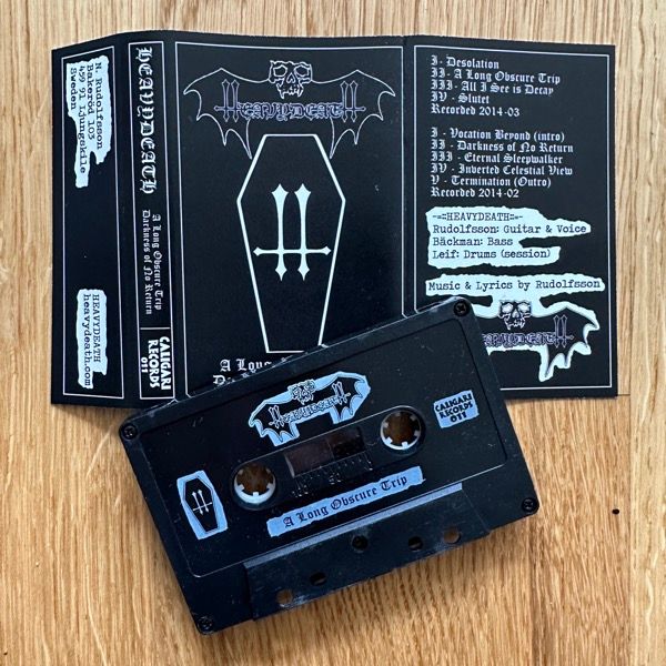 HEAVYDEATH A Long Obscure Trip / Darkness Of No Return (Caligari - USA original) (NM) TAPE
