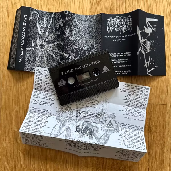 BLOOD INCANTATION Live Vitrification (Self released - USA original) (NM) TAPE