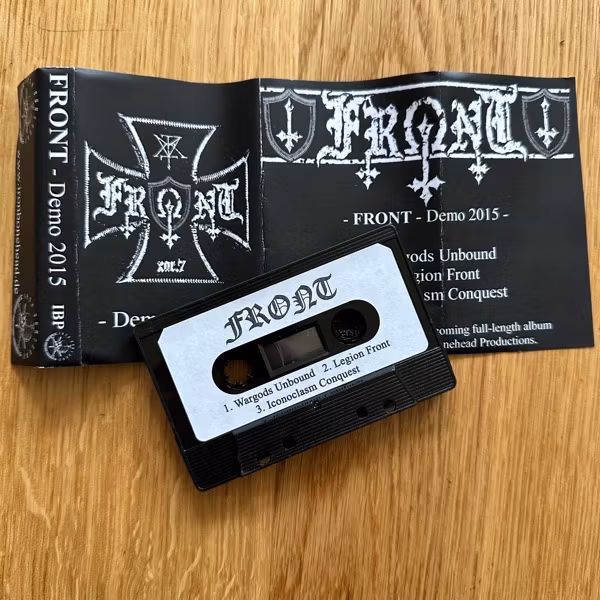 FRONT Demo 2015 (Iron Bonehead - Germany original) (EX) TAPE