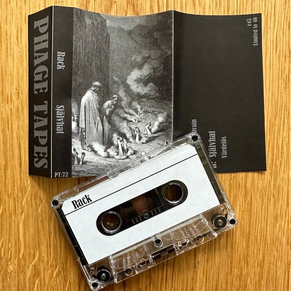 RACK / SJÄLVHAT Split (Phage Tapes – USA original) (EX) TAPE