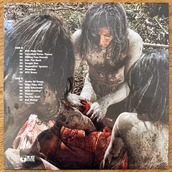SOUNDTRACK Roberto Donati – Cannibal Ferox (One Way Static - USA reissue) (SS) LP