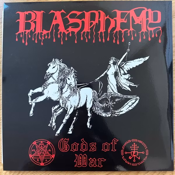 BLASPHEMY Blood Upon The Altar / Gods Of War (Nuclear War Now! - USA reissue) (NM/EX) 2LP