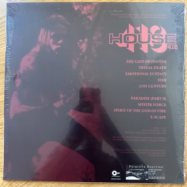 BEHERIT H418ov21.C (Primitive Reaction – Finland reissue) (SS) LP