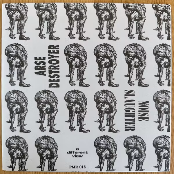 ARSEDESTROYER / NOISESLUGHTER A Different View (Psycho Mania - UK original) (EX/VG+) 7"
