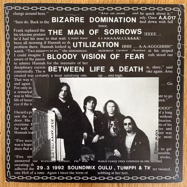 TERVEET KÄDET Bizarre Domination (Alternative Action - Finland original) (VG+/VG) 7"