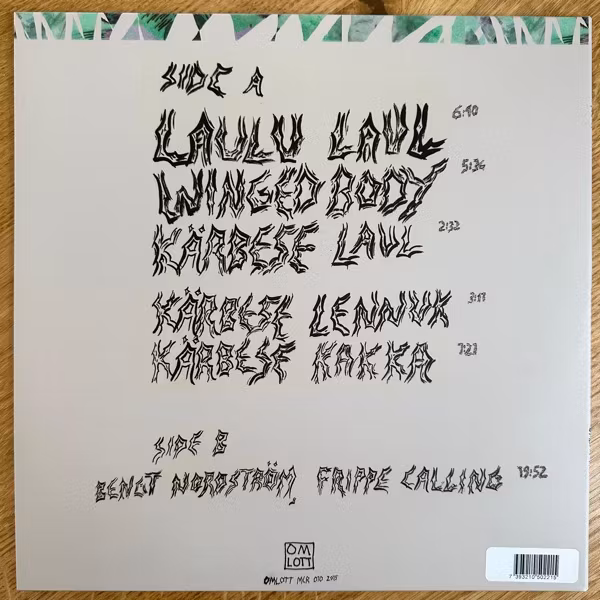 PEETER UUSKYLA WITH BENGT NORDSTRÖM Winged Body (Omlott - Sweden original) (NM) LP+7"