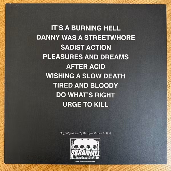 BRAINBOMBS Burning Hell (Skrammel - Sweden 2010 reissue) (NM) LP