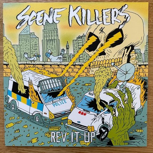 SCENE KILLERS Rev It Up (Silver vinyl) (No Front Teeth - UK original) (NM) 12" EP