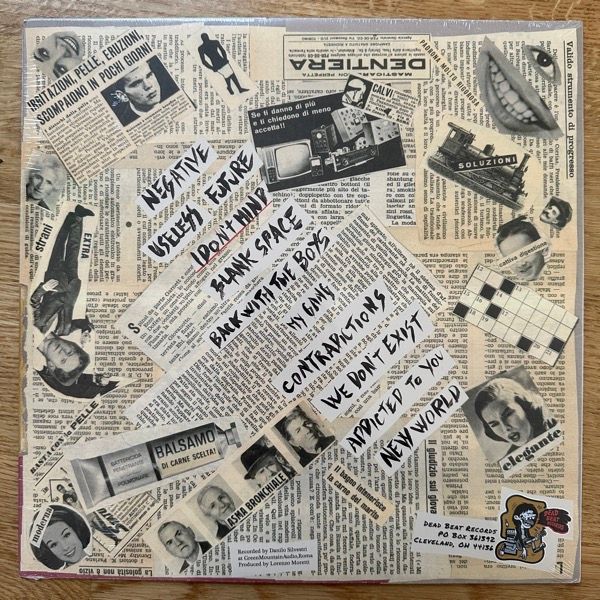 HUMAN RACE Negative (Dead Beat - USA original) (SS) LP
