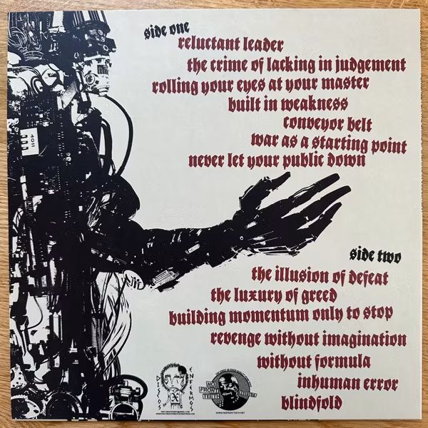 X-INTRUDER Punished For The Crime Of Lacking In Judgement (Discos Enfermos – UK original) (NM) LP
