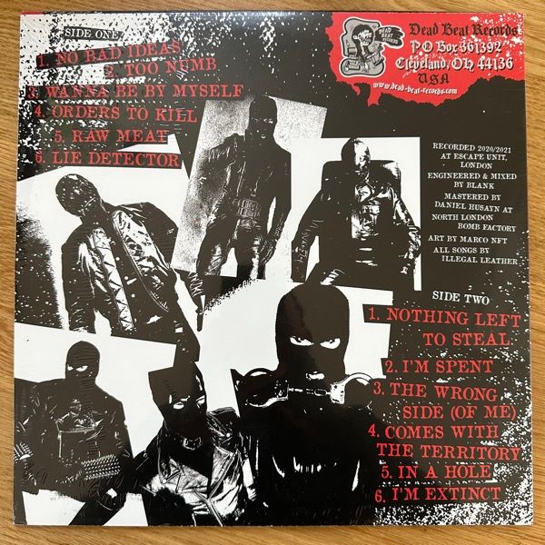 ILLEGAL LEATHER Raw Meat (Dead Beat - USA original) (SS) LP