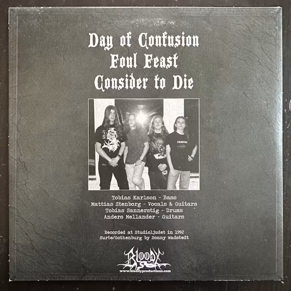 ERUCTATION Eructation (Bloody - Spain reissue) (EX/NM) 7"