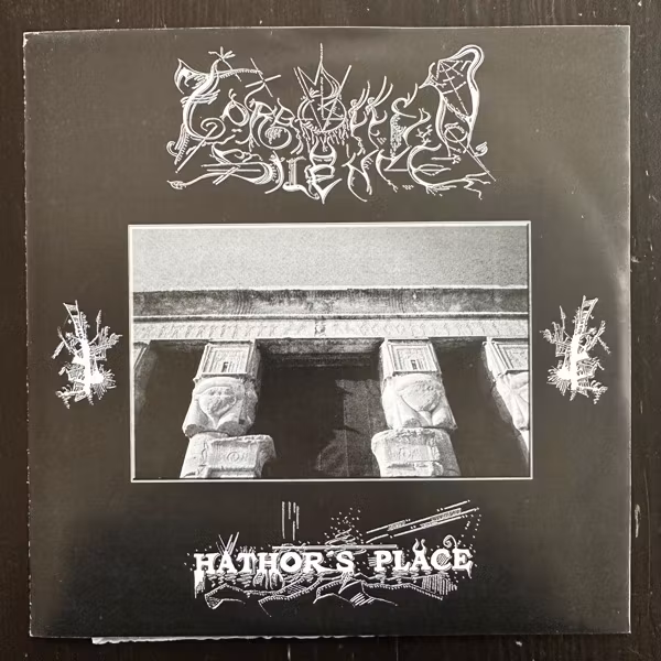 FORGOTTEN SILENCE / NOTRE DAME Hathor's Place / Abattoir. Abattoir Du Noir (Splatter vinyl) (Osmose - France original) (VG+/NM) 7"