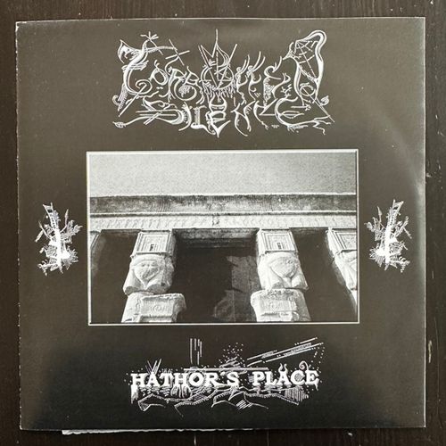 FORGOTTEN SILENCE / NOTRE DAME Hathor's Place / Abattoir. Abattoir Du Noir (Splatter vinyl) (Osmose - France original) (VG+/NM) 7"