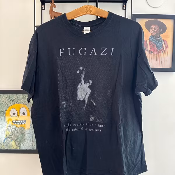FUGAZI And I Realize That I Hate the Sound of Guitars (XL) (USED) T-SHIRT