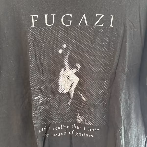 FUGAZI And I Realize That I Hate the Sound of Guitars (XL) (USED) T-SHIRT