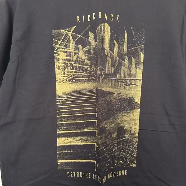 KICKBACK Detruire Le Monde Moderne (M) (USED) T-SHIRT