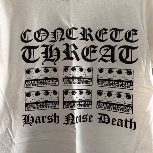 CONCRETE THREAT Harsh Noise Death (S) (USED) T-SHIRT