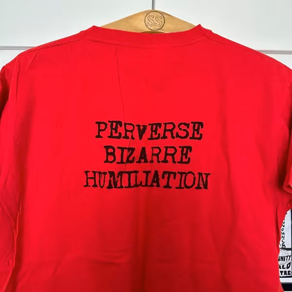 BIZARRE UPROAR Perverse Bizarre Humiliation (L) (USED) T-SHIRT