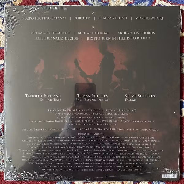 LOINCLÖTH Psalm Of The Morbid Whore (Southern Lord - USA original) (SS) LP
