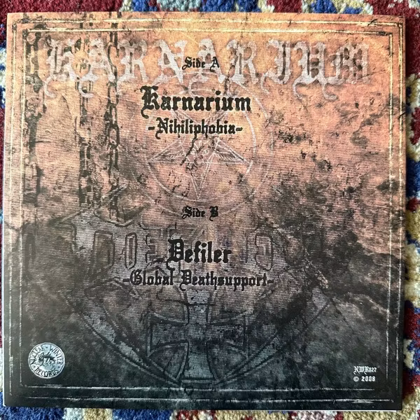 KARNARIUM / DEFILER Split (Nuclear Winter - Greece original) (EX/NM) 7"