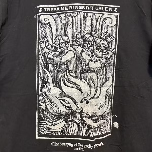 TREPANERINGSRITUALEN The Burnyng of Fire... (L) (USED) T-SHIRT