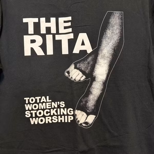 RITA, the Total Women's Stocking Worship (L) (USED) T-SHIRT