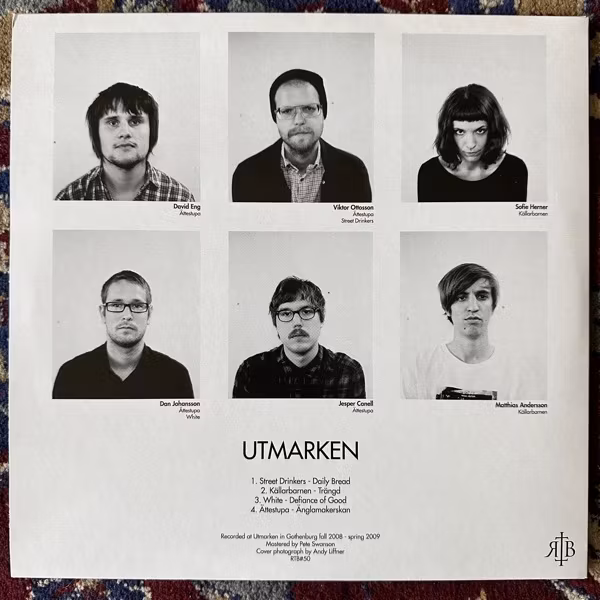 VARIOUS Utmarken (Release the Bats - Sweden original) (NM/EX) 10"