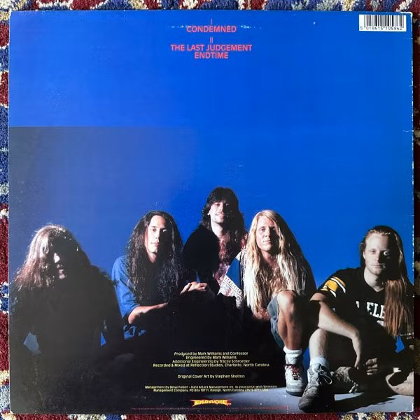 CONFESSOR Condemned (Earache - UK original) (VG+) 12"