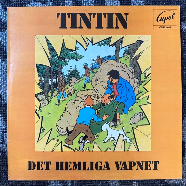 SOUNDTRACK Hergé - Tintin: Det Hemliga Vapnet (Cupol - Sweden original) (VG+) LP