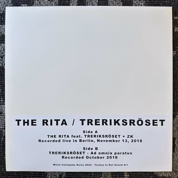 RITA, the / TRERIKSRÖSET Split (White Centipede Noise – Germany original) (NM) LP