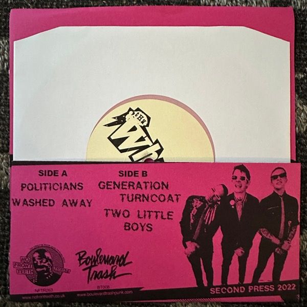 WHEELZ, the Twenty/Twenty (Pink vinyl) (No Front Teeth - UK & USA repress) (EX/NM) 7"