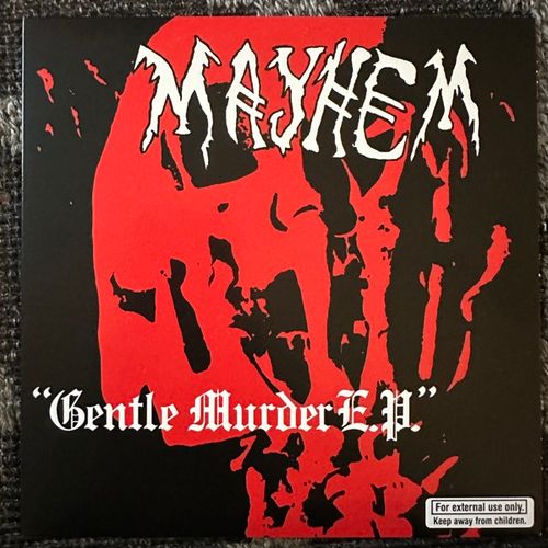 MAYHEM (UK) Gentle Murder E.P. (Red vinyl) (Bomb-All - Germany reissue) (NM/EX) 7"