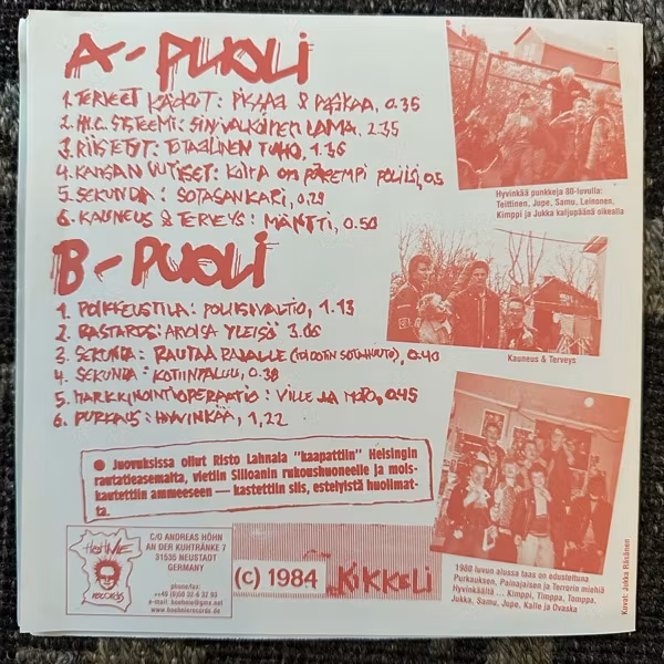 VARIOUS Lasta-EP (Gold vinyl) (Höhnie - Germany reissue) (NM) 7"